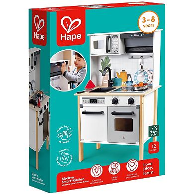 Hape: Modern Smart Kitchen 12-pc. Lights & Sounds Toy