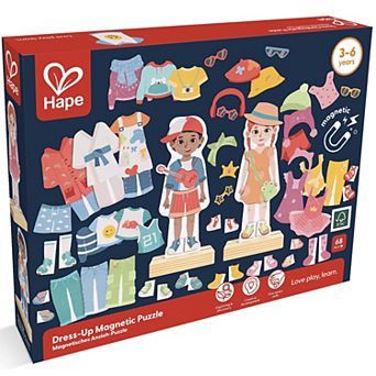 Hape: Dress-Up 68 pc Magnetic Puzzle