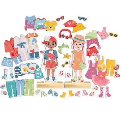 Hape: Dress-Up 68-pc. Magnetic Puzzle