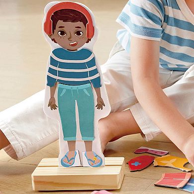 Hape: Dress-Up 68-pc. Magnetic Puzzle