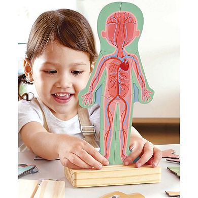 Hape: Human Body Anatomy 68-piece Magnetic Puzzle