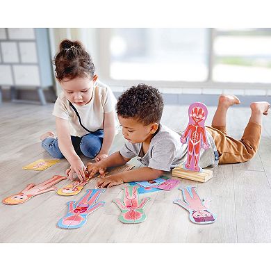 Hape: Human Body Anatomy 68-piece Magnetic Puzzle
