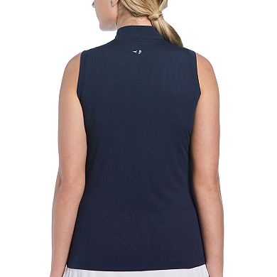 Women's Grand Slam Rib Sleeveless Golf Top