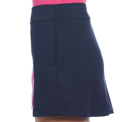 Women's Grand Slam Color Block Ribbed Skort