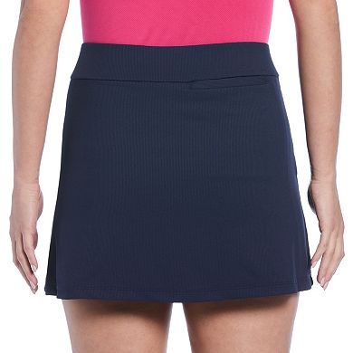 Women's Grand Slam Color Block Ribbed Skort