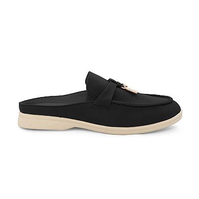 Yoki Carol Flat Loafer Women's Mules