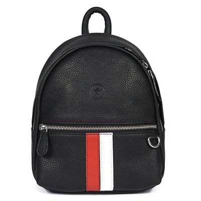 NWT Steve Madden Black Backpack with Red and White Stripes Steve Madden Red Logo Backpack Women Adjustable | eBay main image 2