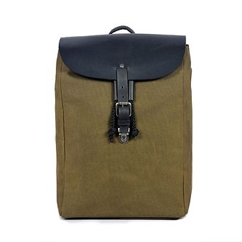Explorer Elegance Leather Backpack