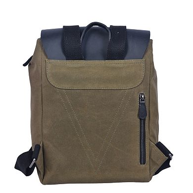 Explorer Elegance Leather Backpack