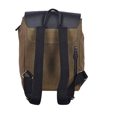 Explorer Elegance Leather Backpack