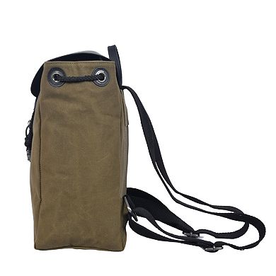 Explorer Elegance Leather Backpack