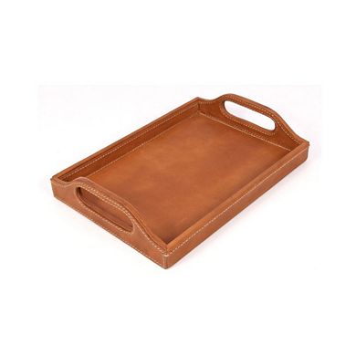 Ombra Leather Serving Tray