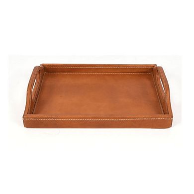 Ombra Leather Serving Tray
