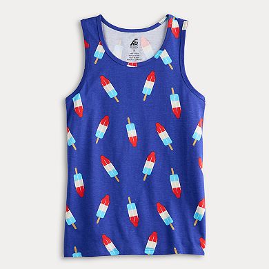 Men's Allover Popsicle Print Graphic Tank Top