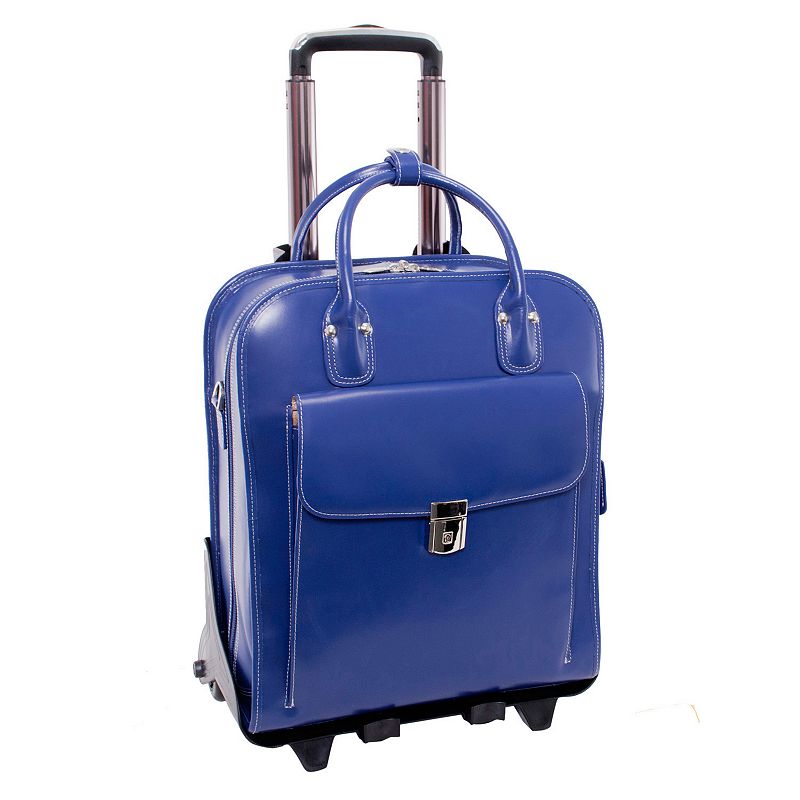 McKleinUSA La Grange 15.4-in. Detachable-Wheel Laptop Briefcase, Blue