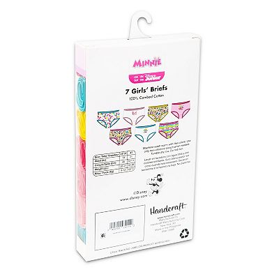 Disney's Minnie Mouse Toddler Girls 7-Pack Cotton Brief Underwear