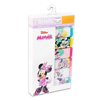 Disney's Minnie Mouse Toddler Girls 7-Pack Cotton Brief Underwear