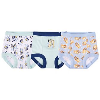 Toddler Boys Bluey 3-Pack Training Pants with Tracking Chart & Stickers