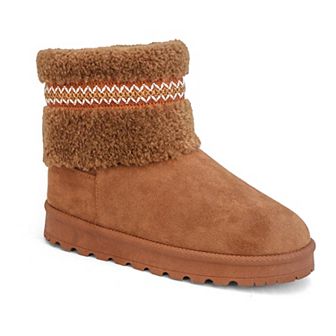 Yoki Carly Women's Faux Fur Short Booties