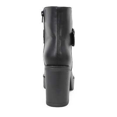 Yoki Yale Short Platform Women's Booties