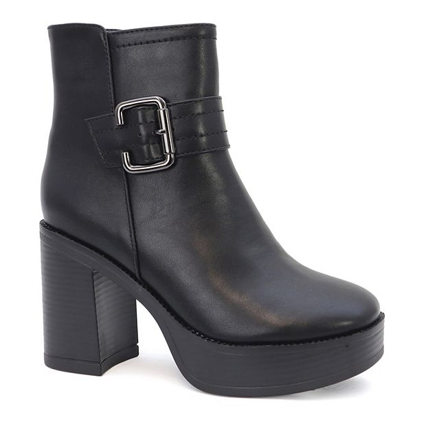 Yoki Yale Short Platform Women's Booties