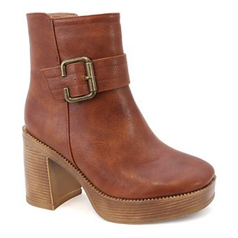 Yoki Yale Short Platform Women's Booties