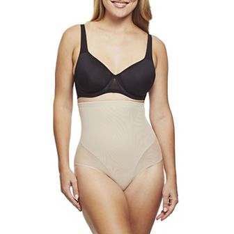 Girl Power by TC® Moderate Control Shapewear Sheer High-Waist Shaping Brief 4705