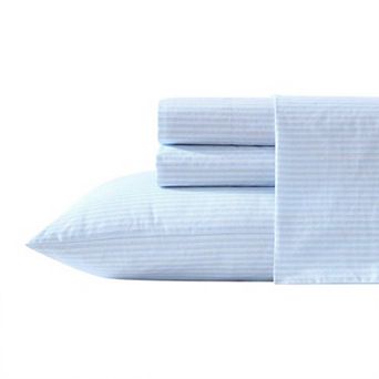 Laura Ashley Cotton Percale Sheet Set with Pillowcases