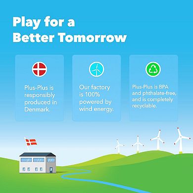 Plus-Plus Super Tube: 500-Piece Neon