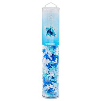 Plus-Plus Open Play Tube: 240 pc Glitter Frost Mix Set