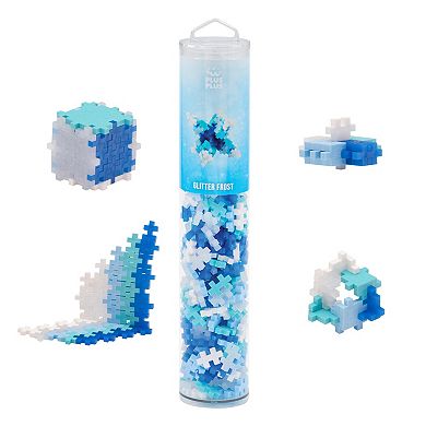 Plus-Plus Open Play Tube: 240-Piece Glitter Frost Mix