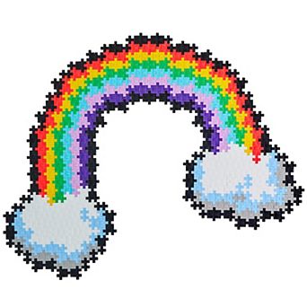 Plus-Plus Puzzle By Number: 500 pc Rainbow Set