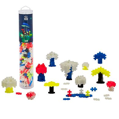 Plus-Plus Open Play Tube: 240-Piece Glow