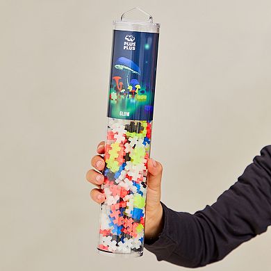Plus-Plus Open Play Tube: 240-Piece Glow