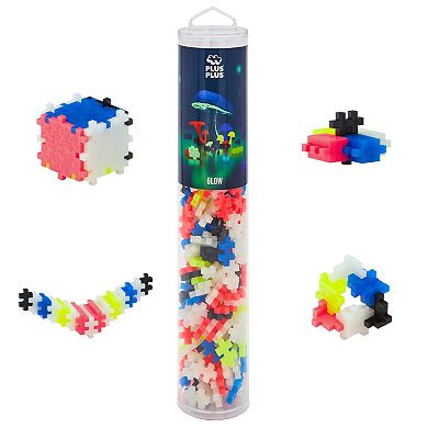 Plus-Plus Open Play Tube: 240-Piece Glow