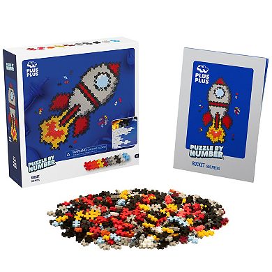 Plus-Plus Puzzle By Number: 500-Piece Rocket