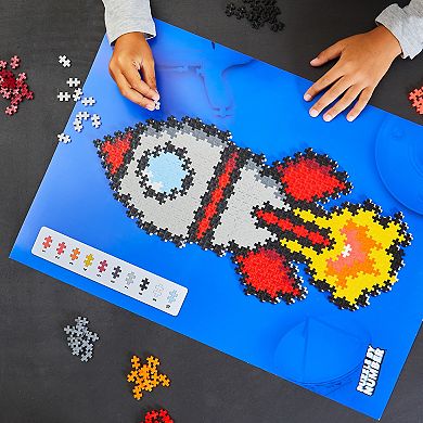 Plus-Plus Puzzle By Number: 500-Piece Rocket
