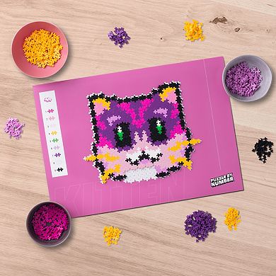 Plus-Plus Puzzle By Number: 500-Piece Kitten
