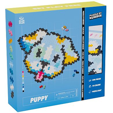 Plus-Plus Puzzle By Number: 500-Piece Puppy