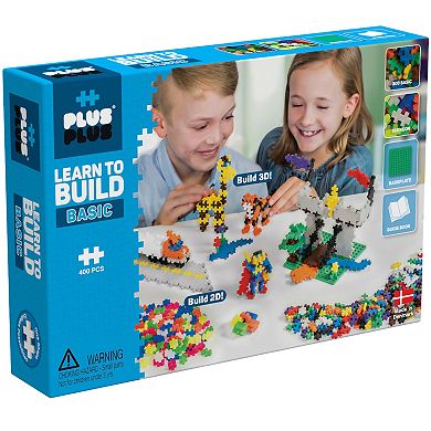 Plus-Plus Learn to Build: 400-Piece Basic