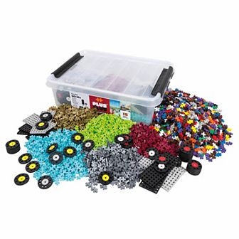 Plus-Plus GO! 2600 pc Educational Vehicle Bin Set