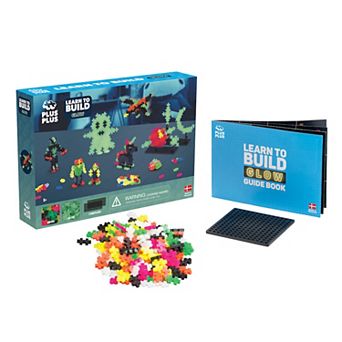 Plus-Plus Learn to Build: 400 pc Glow In The Dark Set