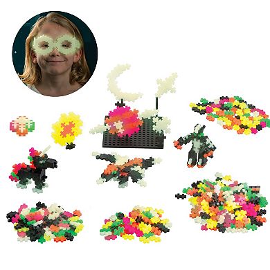 Plus-Plus Learn to Build: 400-Piece Glow In The Dark Set