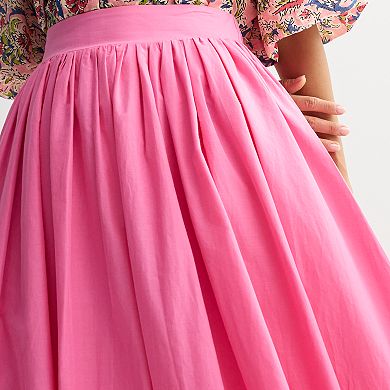 Women's Farmers Market Flowy Midi Skirt