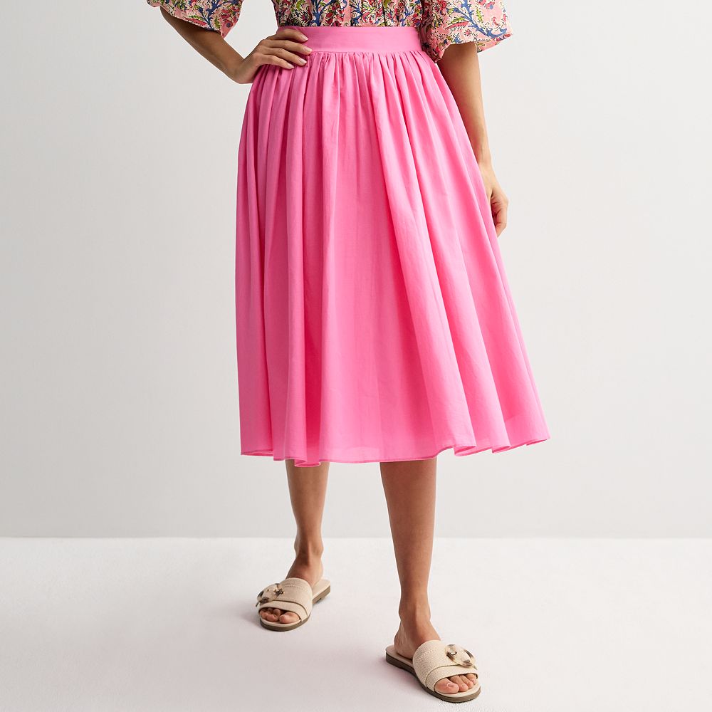 FRESH PRODUCE Medium Cosmos PINK Stretch Knit CITY Skort Skirt $65 NWT M main image 1