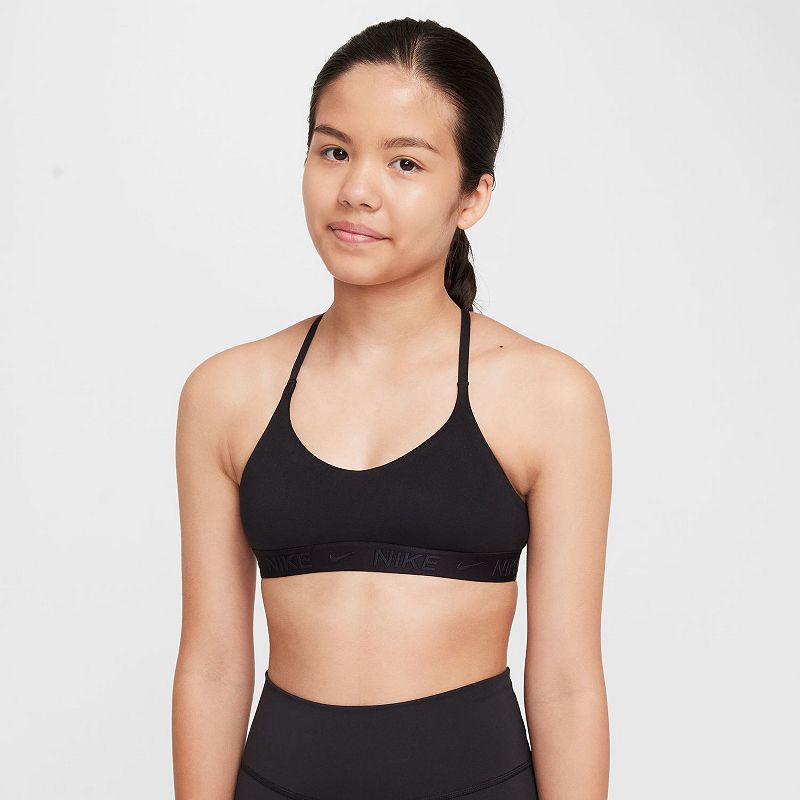Girls 6-20 Nike Indy Sports Bra, Girl's, Size: Large, Black