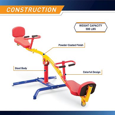 Gym Dandy Spinning Teeter Totter Seesaw Play Set