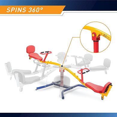 Gym Dandy Spinning Teeter Totter Seesaw Play Set