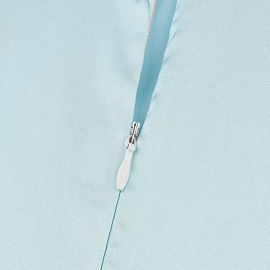 Sliky Satin Zippered Breathable Bedroom Pillowcases Eye Mask Set Of 2