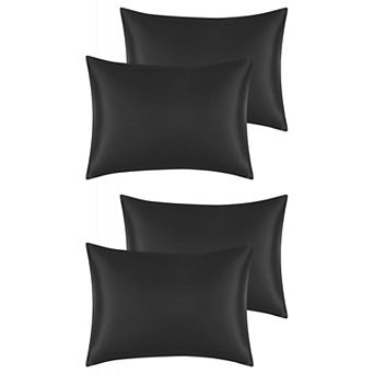 Satin Comfortable Hair And Skin Envelope Closure Standard Pillowcase 4 pc